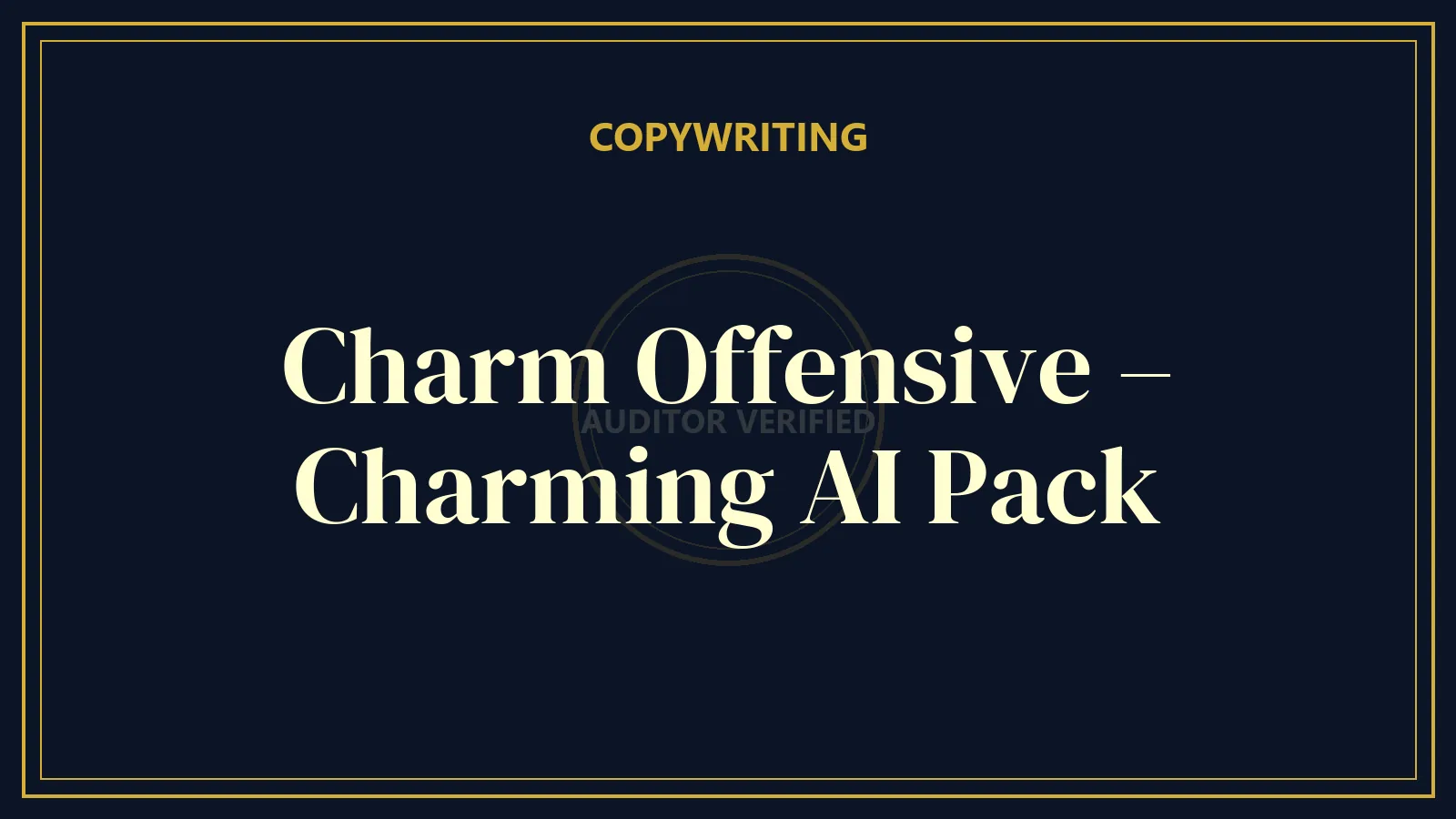 Charm Offensive – Charming AI Pack