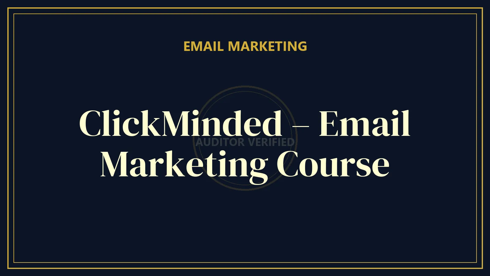 ClickMinded – Email Marketing Course — Email Marketing Course Review