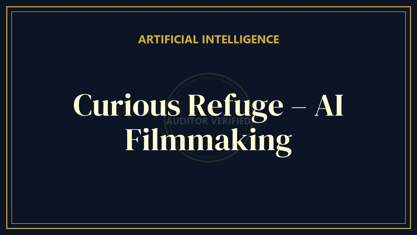 Curious Refuge – AI Filmmaking